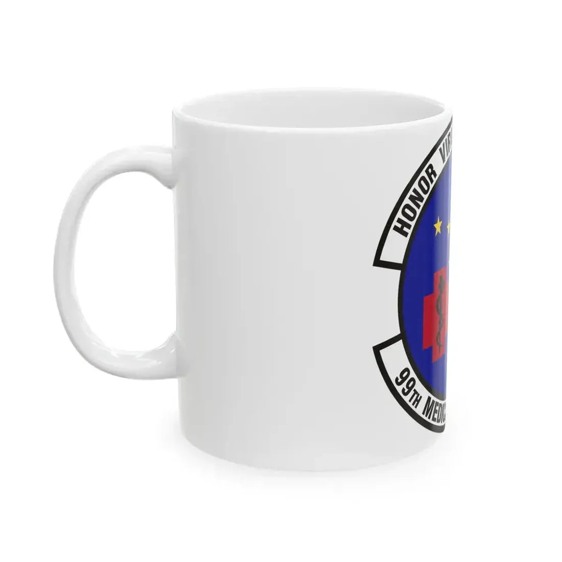 99th Medical Support Squadron (U.S. Air Force) White Coffee Mug - Go Mug Yourself