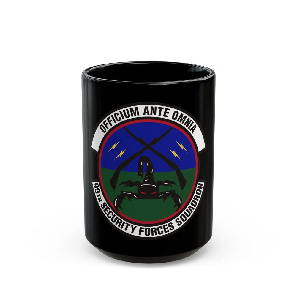 99th Security Forces Squadron (U.S. Air Force) Black Coffee Mug-15oz-Go Mug Yourself