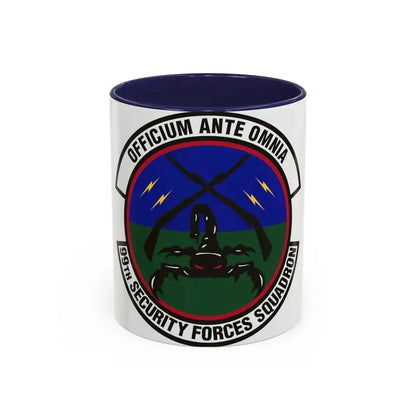 99th Security Forces Squadron (U.S. Air Force) Accent Coffee Mug 11oz Navy - Go Mug Yourself