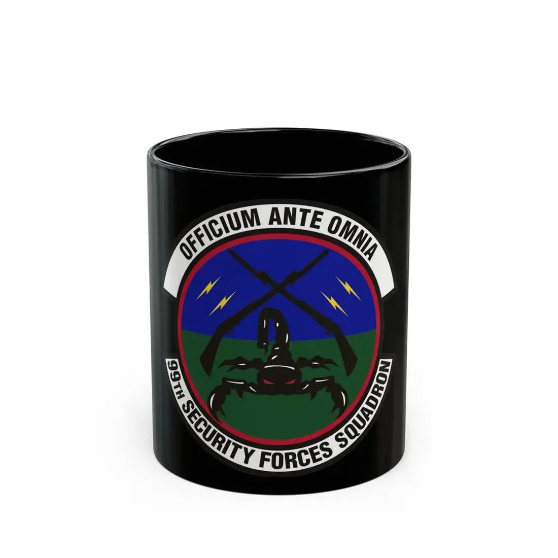 99th Security Forces Squadron (U.S. Air Force) Black Coffee Mug - Go Mug Yourself