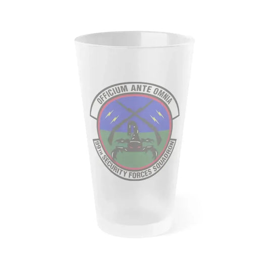 99th Security Forces Squadron (U.S. Air Force) Frosted Pint Glass 16oz 16oz Frosted - Go Mug Yourself