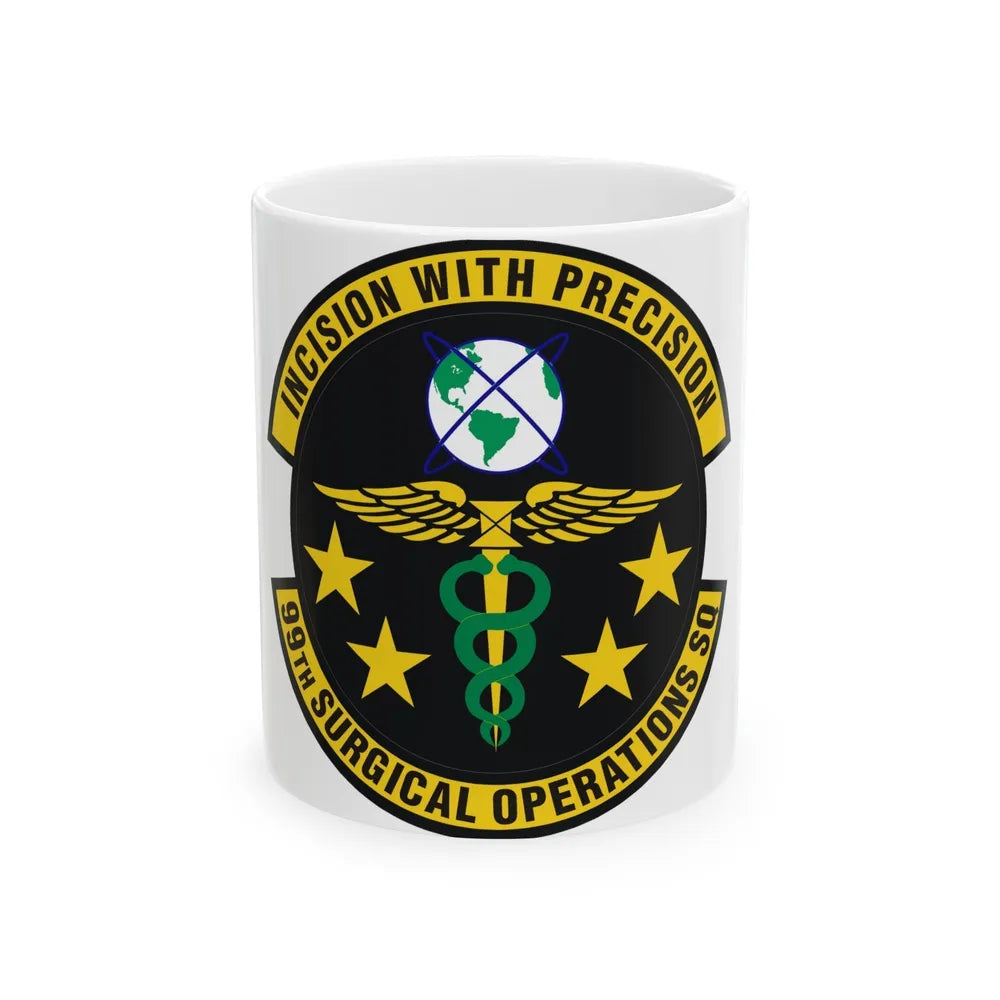 99th Surgical Operations Squadron (U.S. Air Force) White Coffee Mug-11oz-Go Mug Yourself