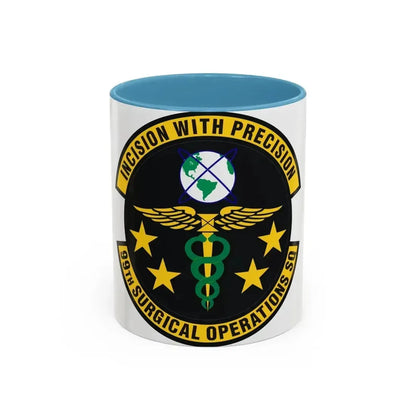 99th Surgical Operations Squadron (U.S. Air Force) Accent Coffee Mug 11oz Light Blue - Go Mug Yourself
