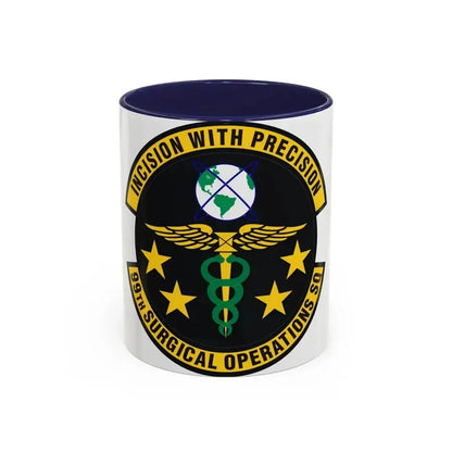 99th Surgical Operations Squadron (U.S. Air Force) Accent Coffee Mug 11oz Navy - Go Mug Yourself