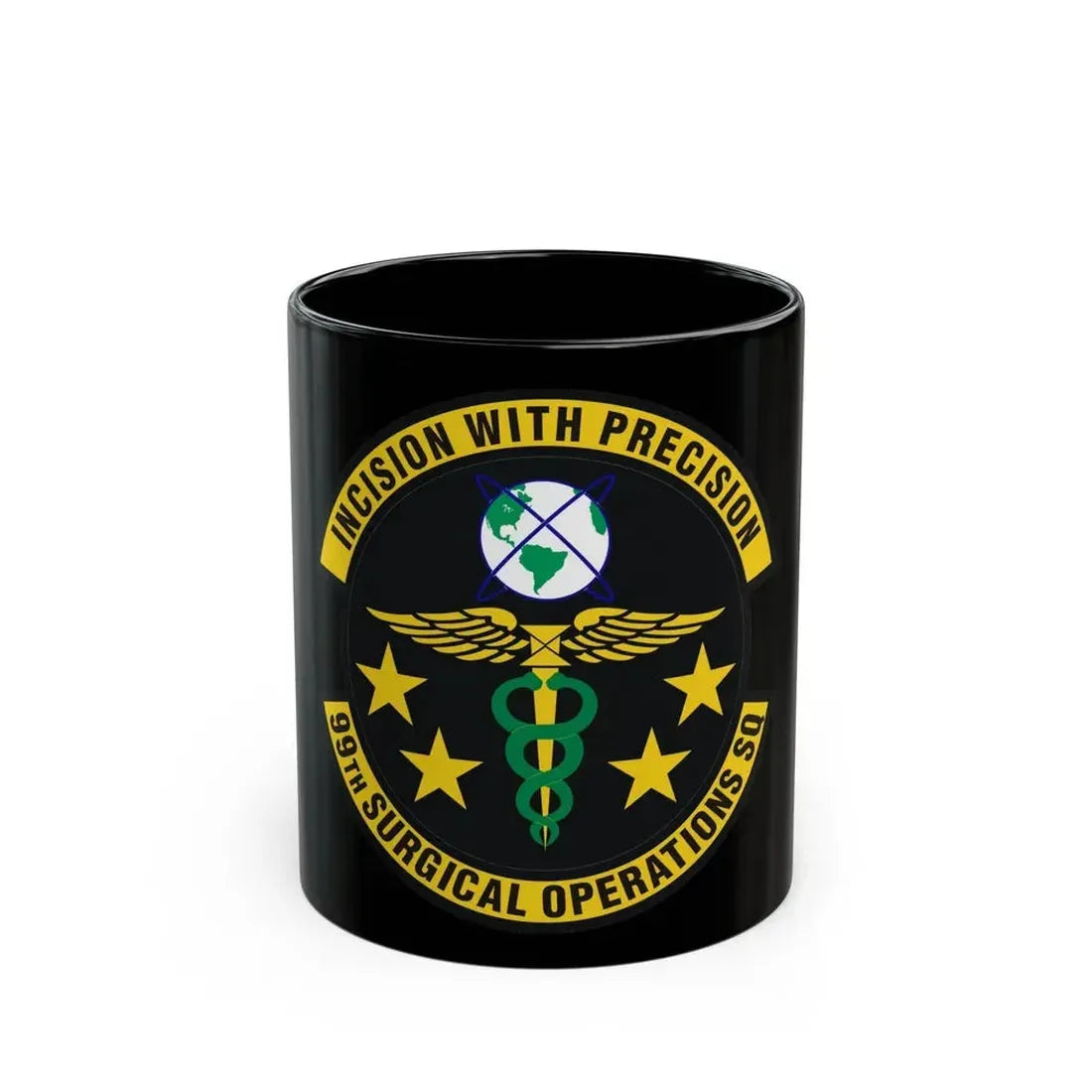 99th Surgical Operations Squadron (U.S. Air Force) Black Coffee Mug 11oz - Go Mug Yourself