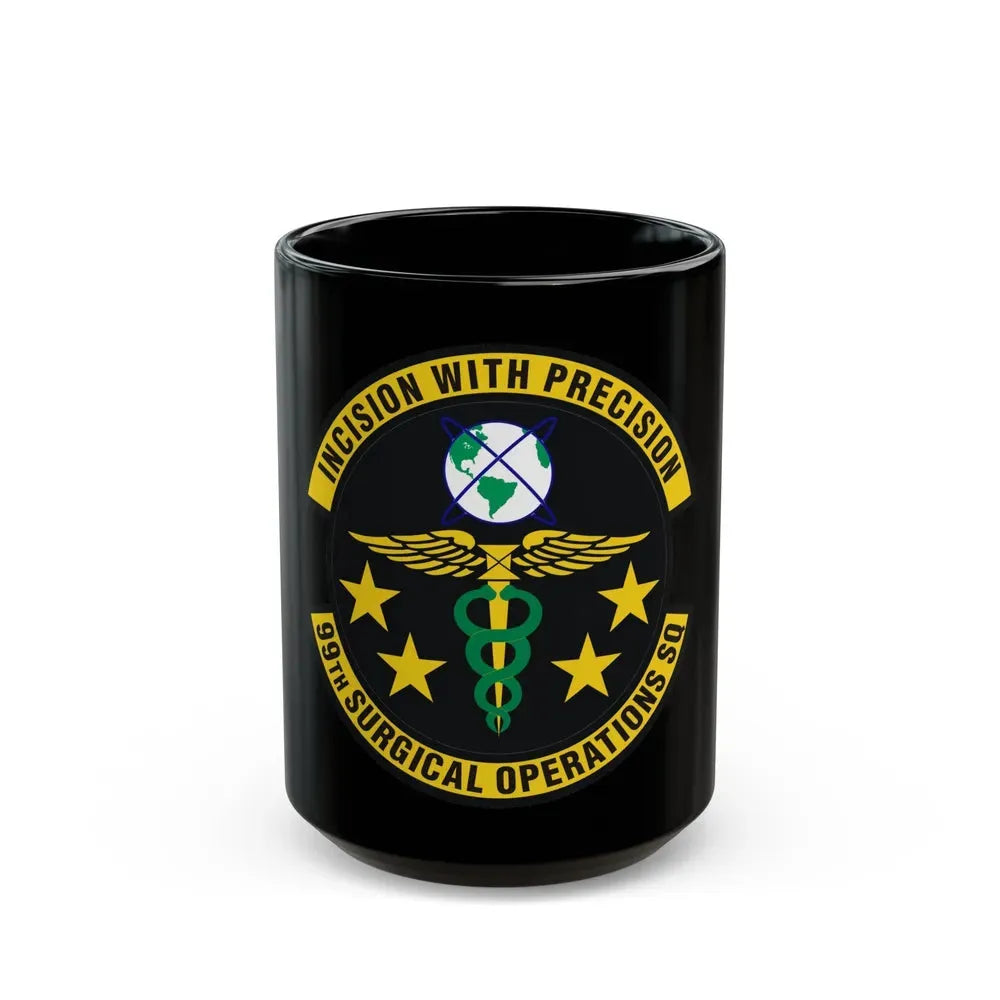 99th Surgical Operations Squadron (U.S. Air Force) Black Coffee Mug 15oz - Go Mug Yourself