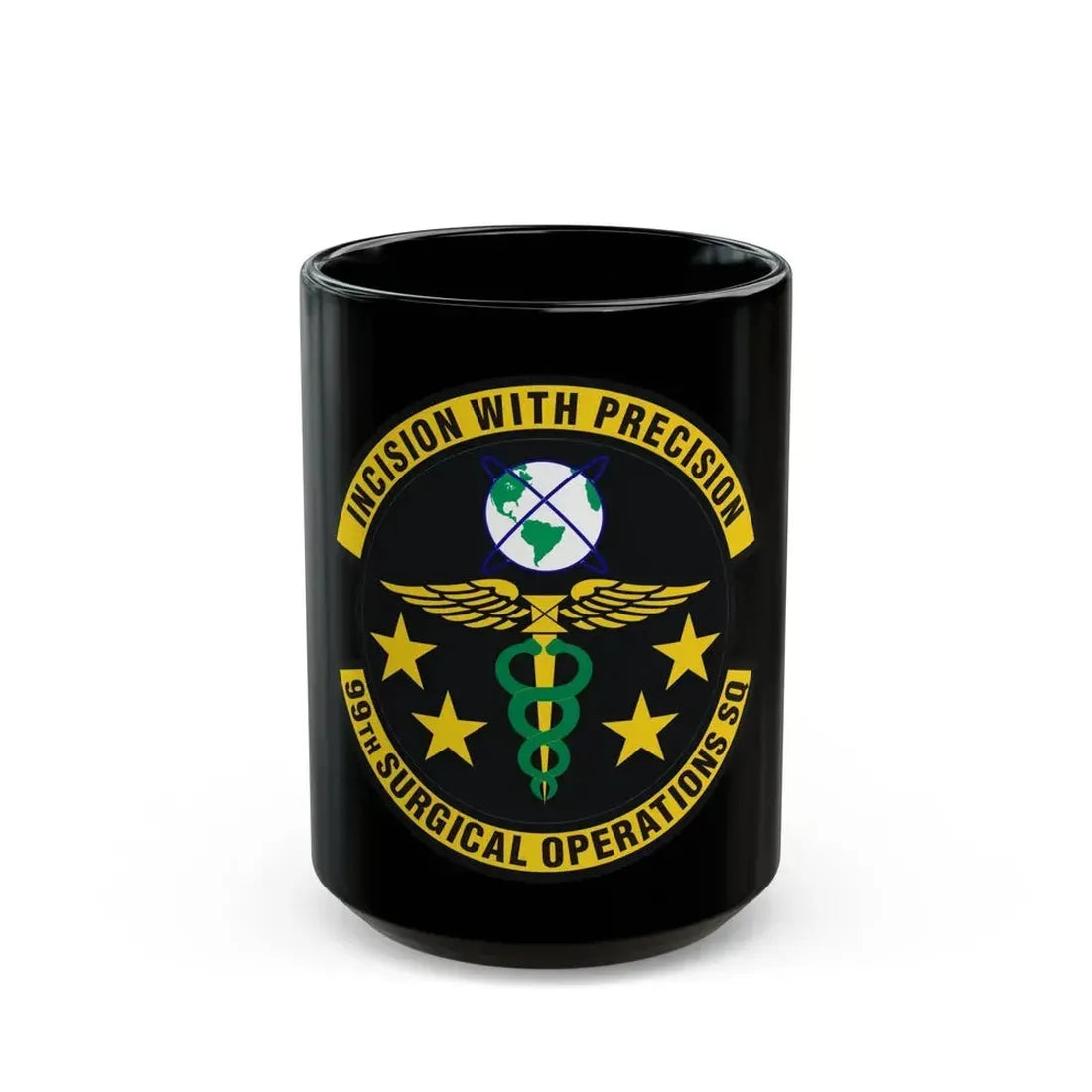 99th Surgical Operations Squadron (U.S. Air Force) Black Coffee Mug 15oz - Go Mug Yourself