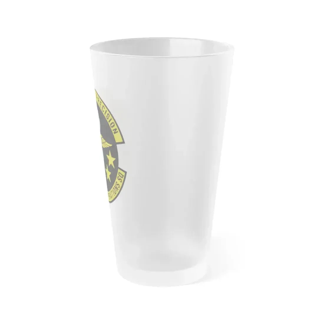99th Surgical Operations Squadron (U.S. Air Force) Frosted Pint Glass 16oz - Go Mug Yourself