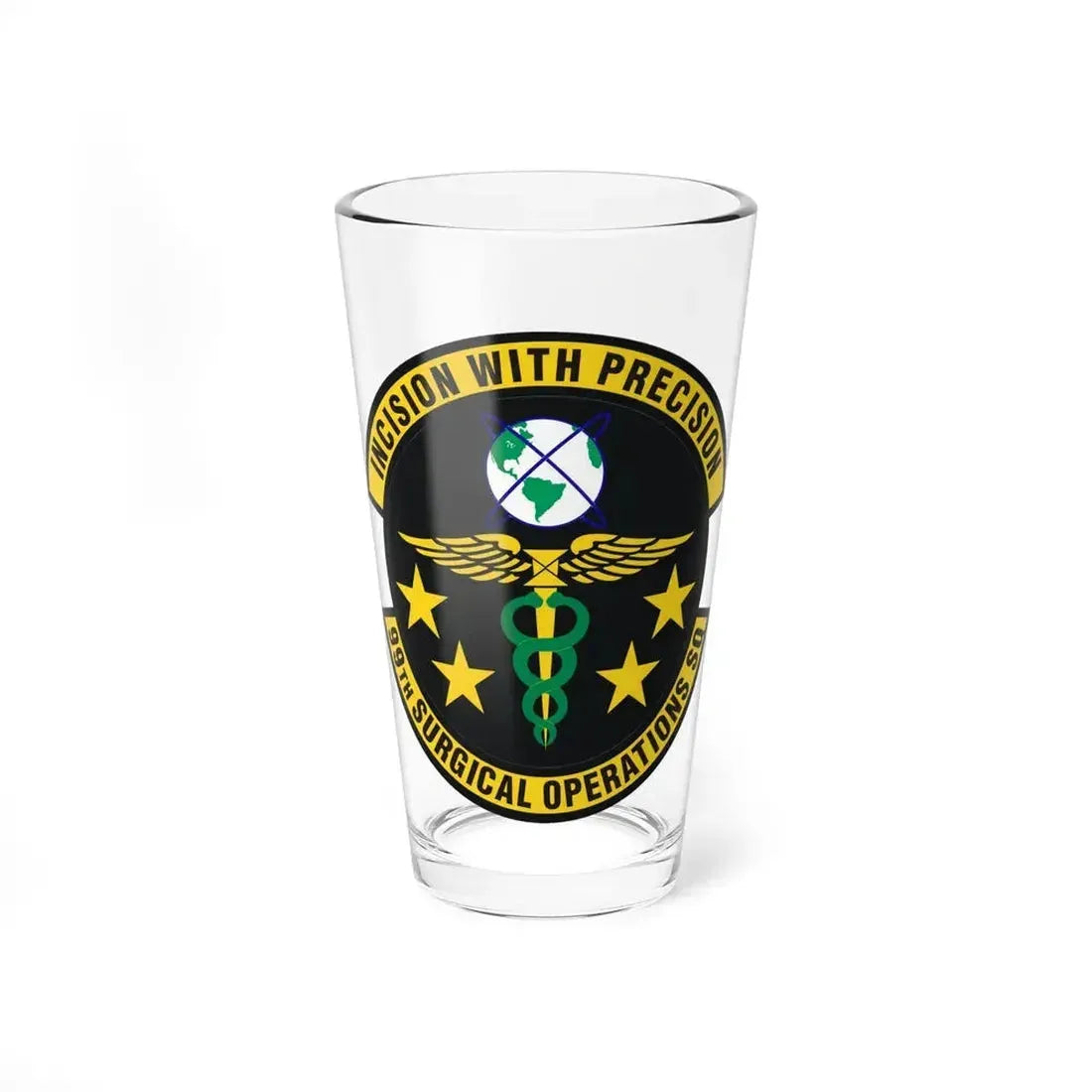 99th Surgical Operations Squadron (U.S. Air Force) Pint Glass 16oz - Go Mug Yourself