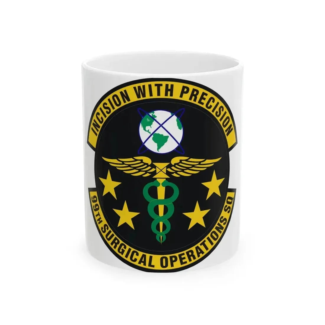 99th Surgical Operations Squadron (U.S. Air Force) White Coffee Mug 11oz - Go Mug Yourself