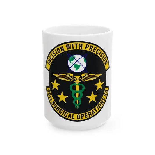 99th Surgical Operations Squadron (U.S. Air Force) White Coffee Mug 15oz - Go Mug Yourself