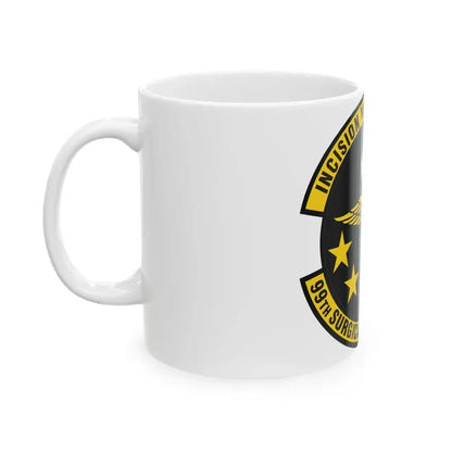 99th Surgical Operations Squadron (U.S. Air Force) White Coffee Mug - Go Mug Yourself