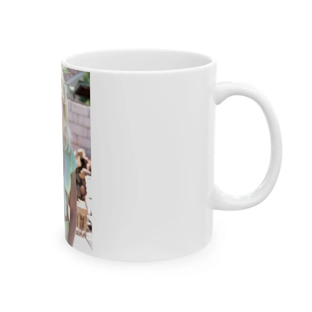 Loni Anderson #69 (Vintage Female Icon) White Coffee Mug-Go Mug Yourself