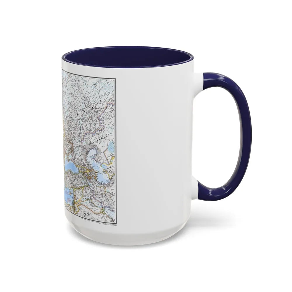 Europe (2004) (Map) Accent Coffee Mug-Go Mug Yourself