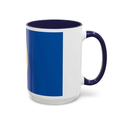 Flag of Calne UK - Accent Coffee Mug-Go Mug Yourself