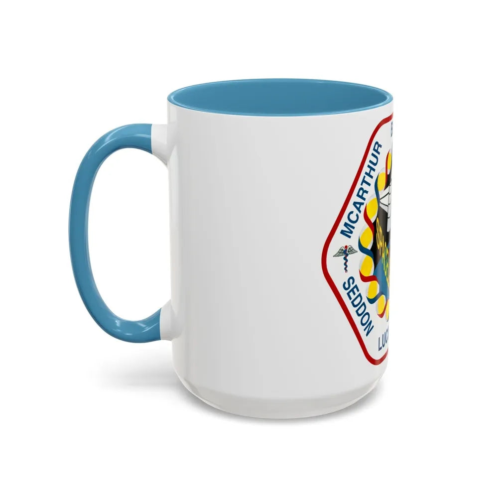 STS 58 (NASA) Accent Coffee Mug-Go Mug Yourself