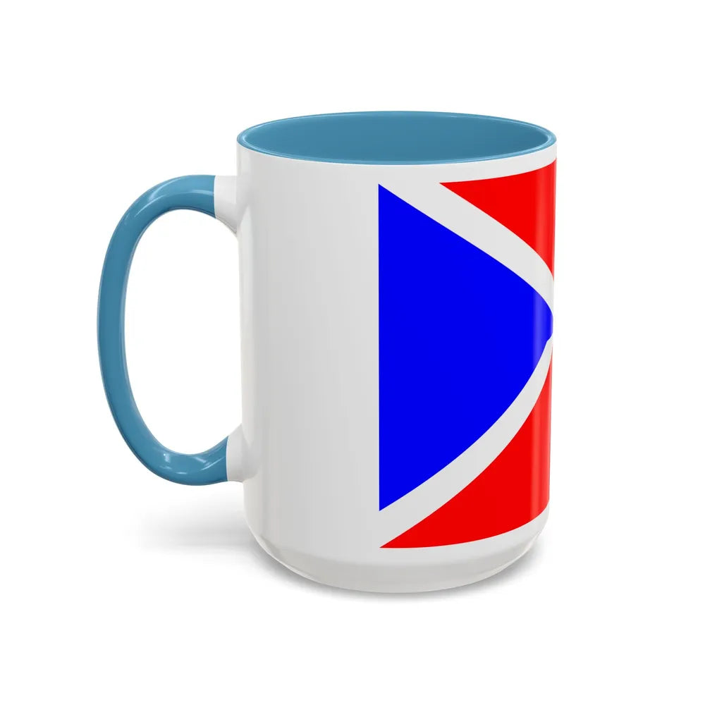 Flag of Dingli Malta - Accent Coffee Mug-Go Mug Yourself