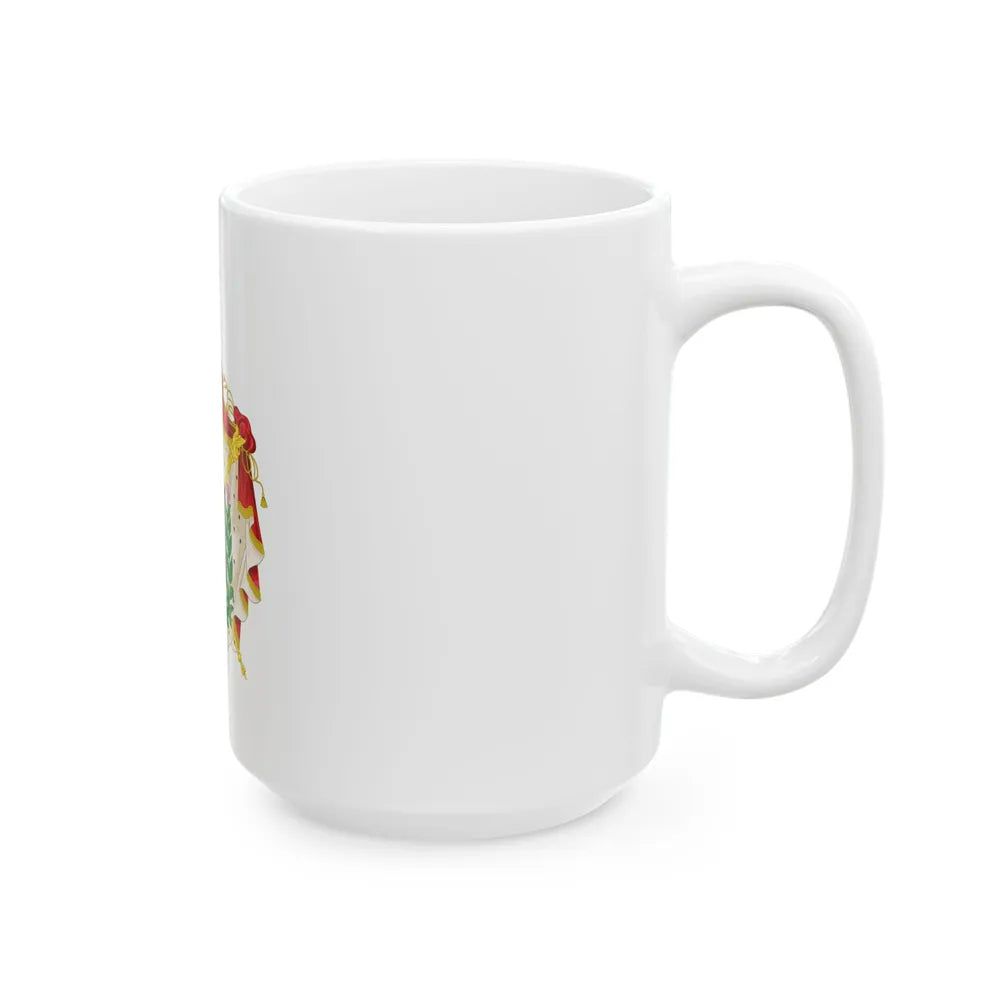 Coat of arms of the Empire of Brazil - White Coffee Mug-Go Mug Yourself