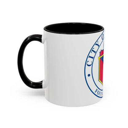 Seal of Austin TX - Accent Coffee Mug-Go Mug Yourself