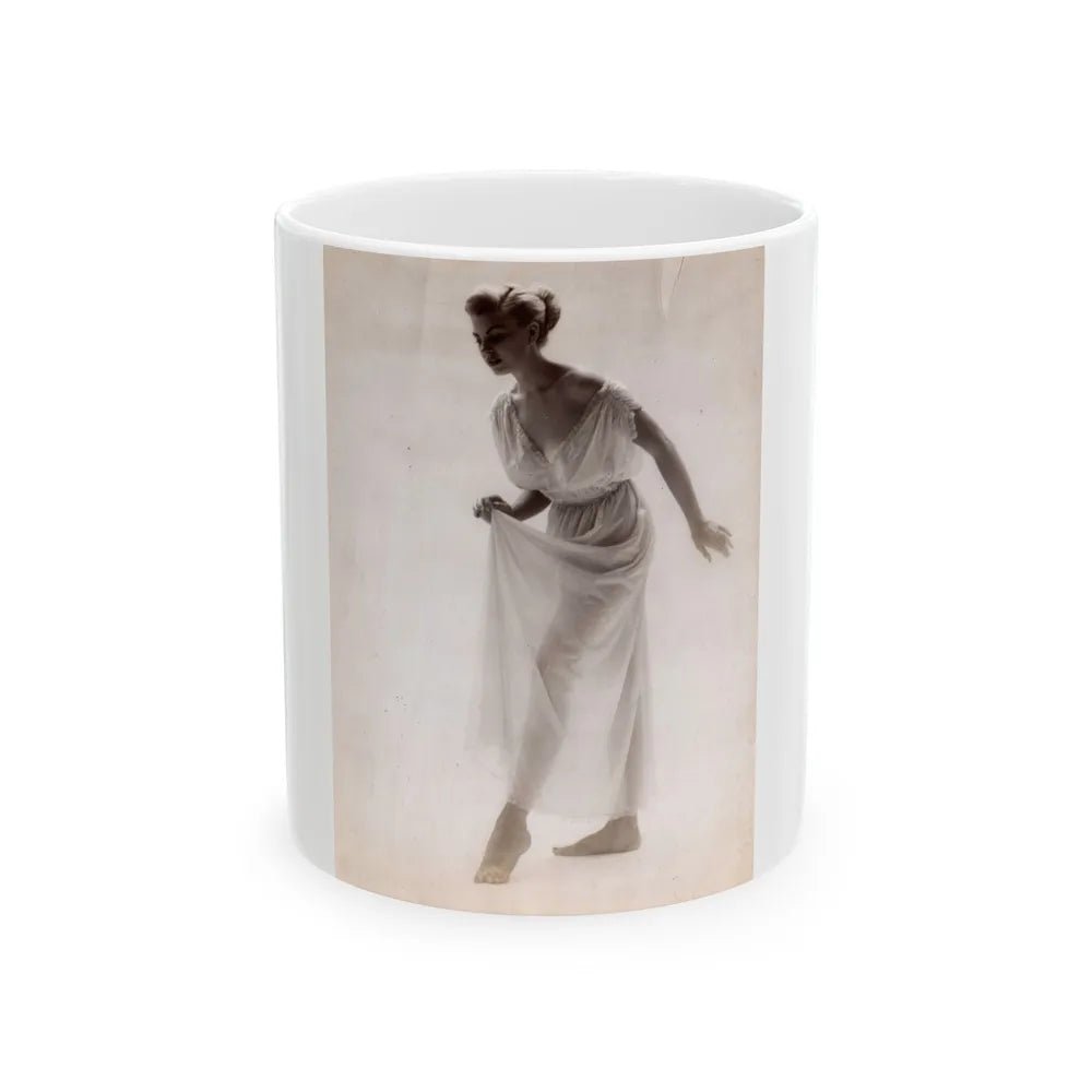 Barbara Nichols #512 (Vintage Female Icon) White Coffee Mug-11oz-Go Mug Yourself