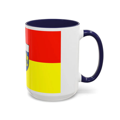 Flag of Augsburg Germany - Accent Coffee Mug-Go Mug Yourself