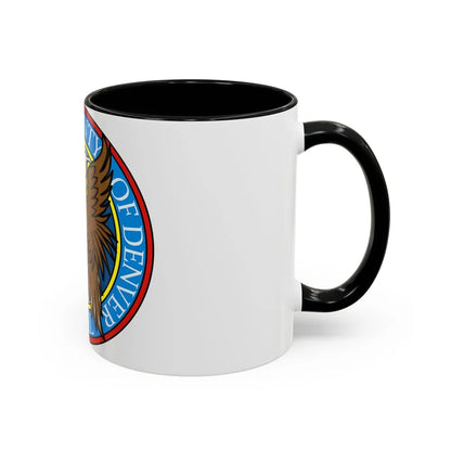 Seal of Denver - Accent Coffee Mug-Go Mug Yourself