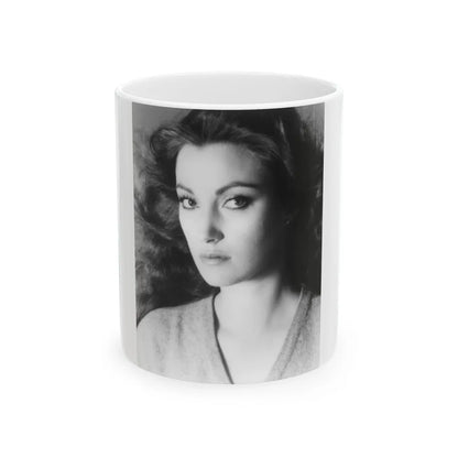 Jane Seymour #28 (Vintage Female Icon) White Coffee Mug-11oz-Go Mug Yourself