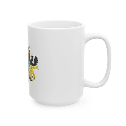 Coat of Arms Second Mexican Empire - White Coffee Mug-Go Mug Yourself