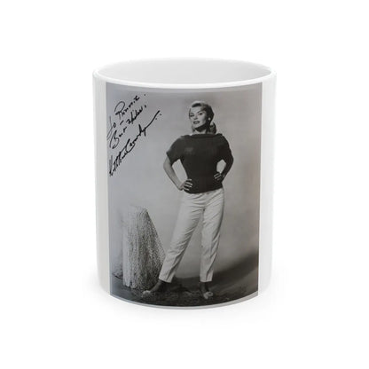 Kathleen Crowley #11 (Vintage Female Icon) White Coffee Mug-11oz-Go Mug Yourself