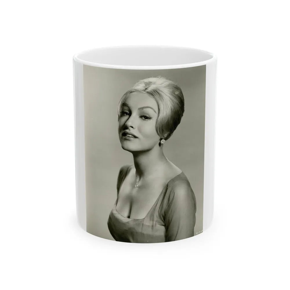 Julie Newmar #364 (Vintage Female Icon) White Coffee Mug-11oz-Go Mug Yourself