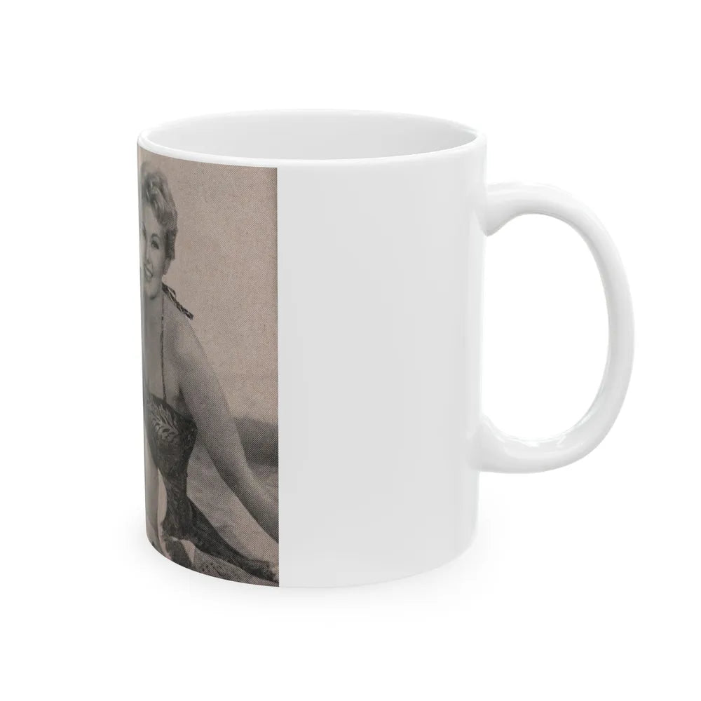 Kim Novak #175 - Scanned Mag. 66 Photos (Vintage Female Icon) White Coffee Mug-Go Mug Yourself