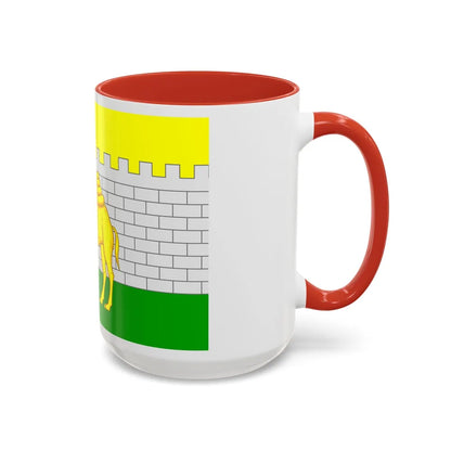 Flag of Chelyabinsk Russia - Accent Coffee Mug-Go Mug Yourself