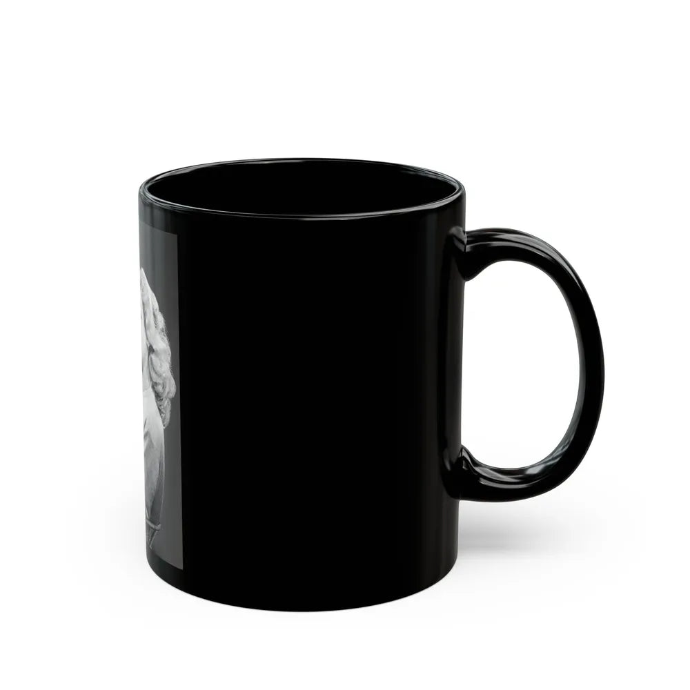 Eve Meyer #33 (Vintage Female Icon) Black Coffee Mug-Go Mug Yourself