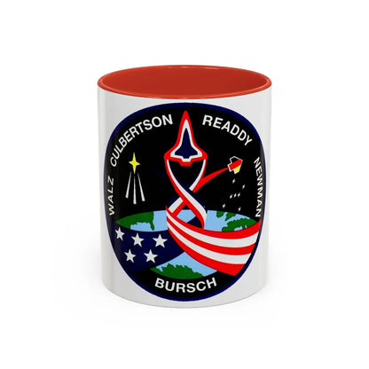 STS 51 (NASA) Accent Coffee Mug-11oz-Red-Go Mug Yourself