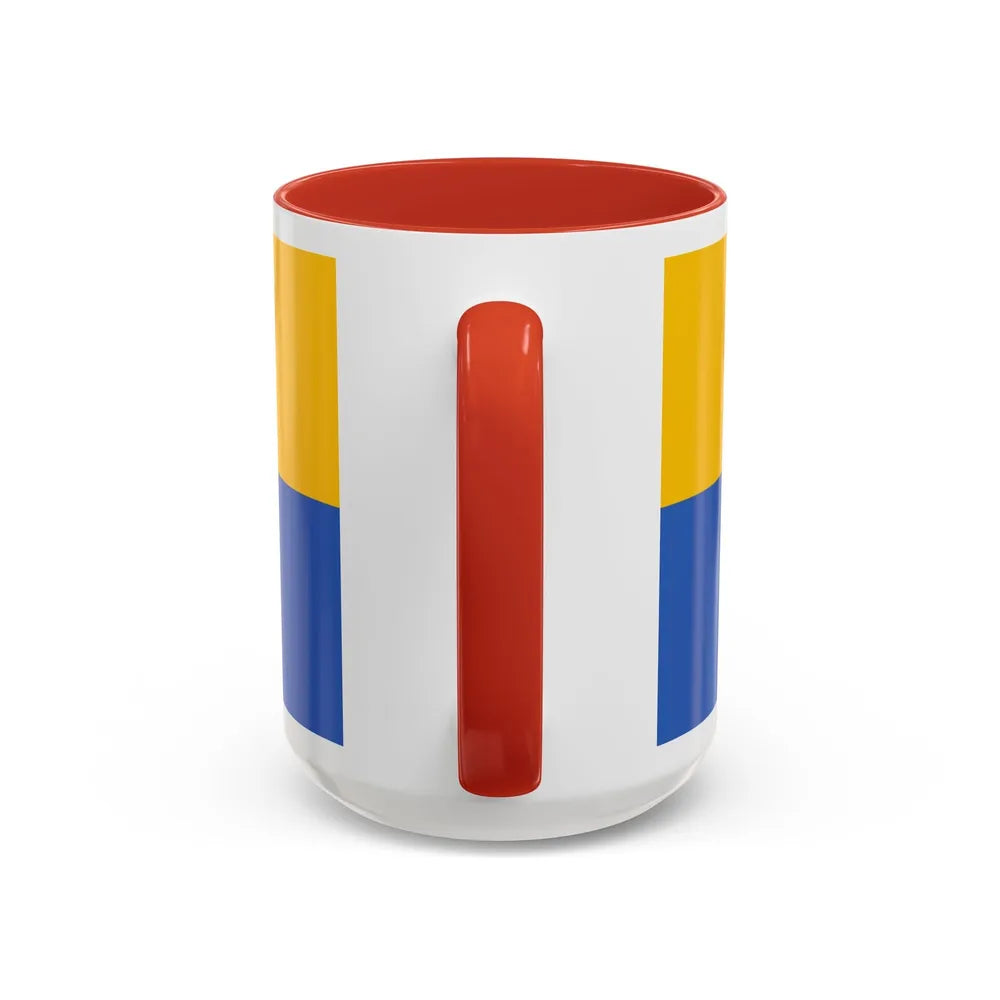 Flag of Katowice Poland - Accent Coffee Mug-Go Mug Yourself