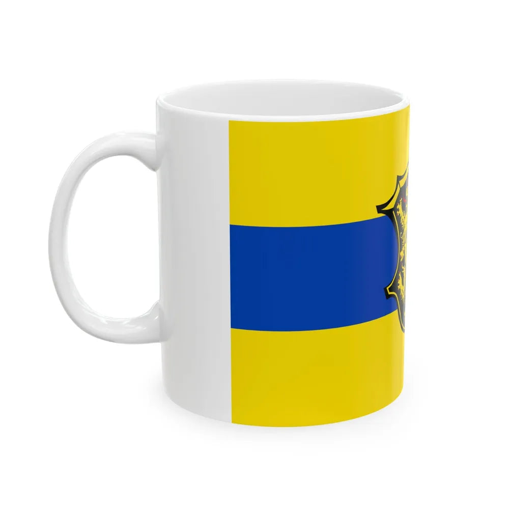 Flag of Neustadt an der Waldnaab Germany - White Coffee Mug-Go Mug Yourself