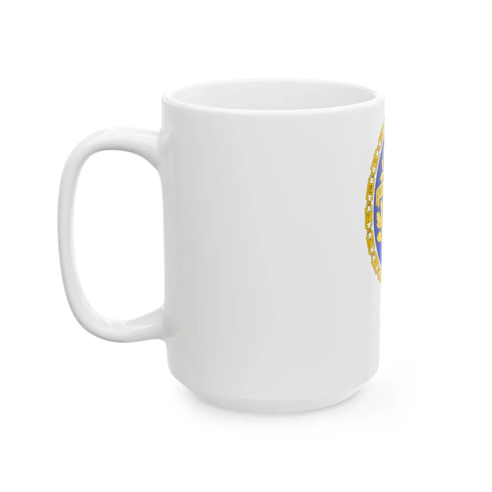 Coat of arms of the French Republic - White Coffee Mug-Go Mug Yourself