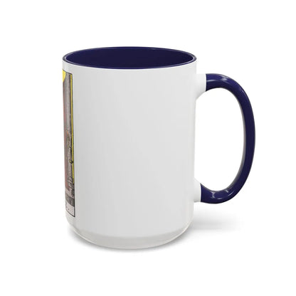 Justice (Tarot Card) Accent Coffee Mug-Go Mug Yourself