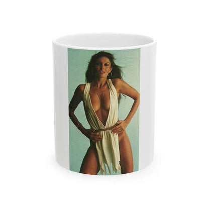 Caroline Munro #304 (Vintage Female Icon) White Coffee Mug-11oz-Go Mug Yourself