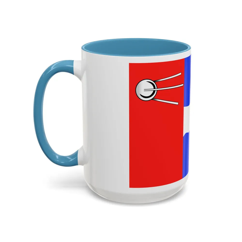 Flag of Kaluga Russia - Accent Coffee Mug-Go Mug Yourself