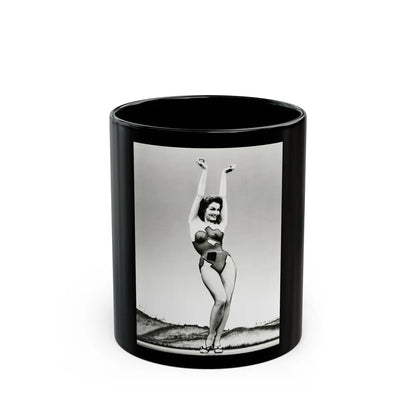 Julie Newmar #294 (Vintage Female Icon) Black Coffee Mug-11oz-Go Mug Yourself