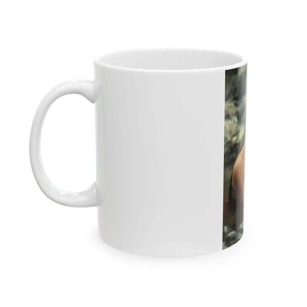 Dawn Richard #107 - Dawn on 2.5x3.5 Playboy Collector Card (Vintage Female Icon) White Coffee Mug-Go Mug Yourself