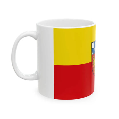 Flag of Landsberg am Lech Germany - White Coffee Mug-Go Mug Yourself