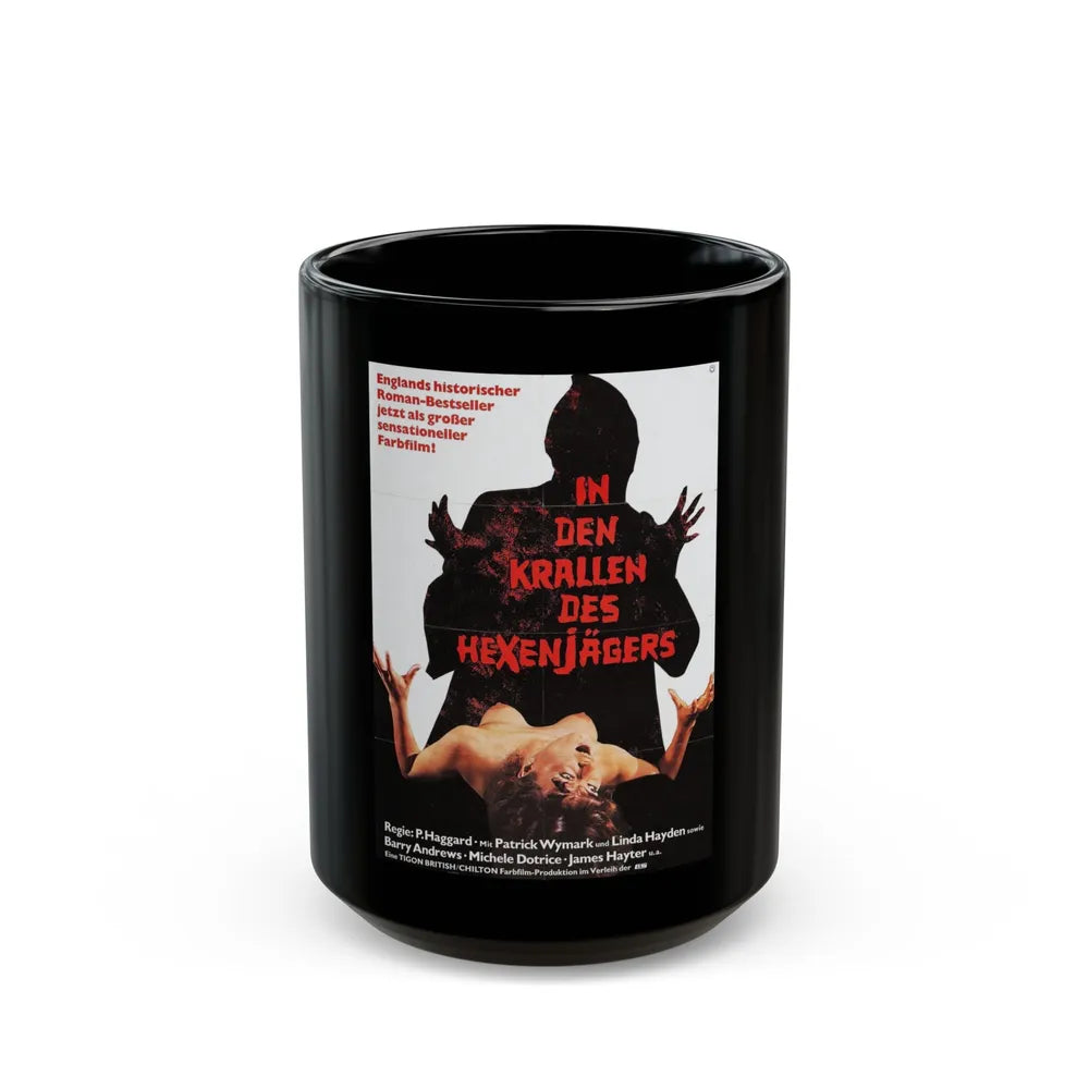 BLOOD ON SATAN'S CLAW (GERMANY) 1971 Movie Poster - Black Coffee Mug-15oz-Go Mug Yourself