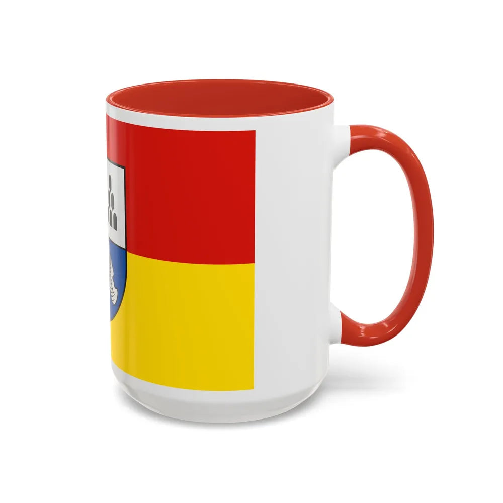 Flag of Emmendingen Germany - Accent Coffee Mug-Go Mug Yourself