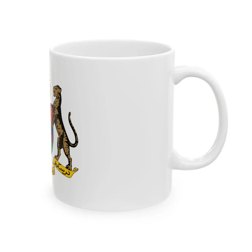 Coat of arms of the Federation of Malaya - White Coffee Mug-Go Mug Yourself