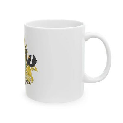 Coat of Arms Second Mexican Empire - White Coffee Mug-Go Mug Yourself