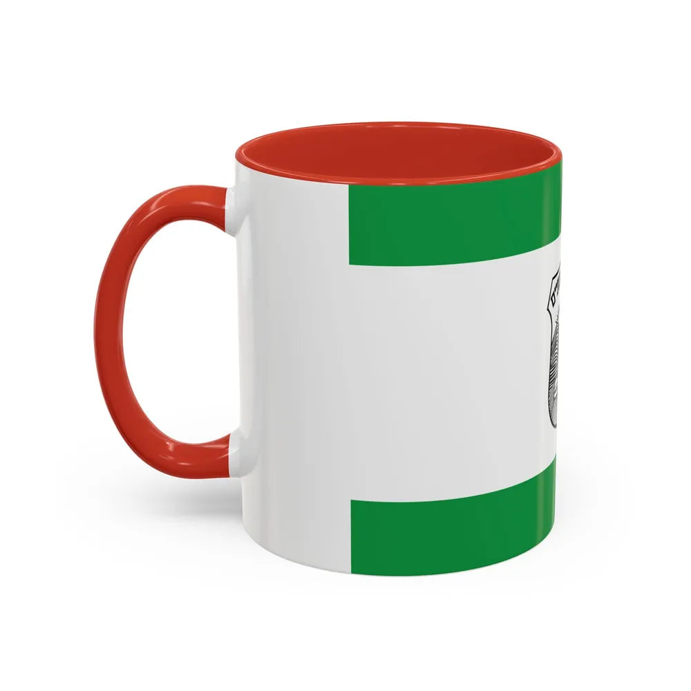 Flag of Givatayim Israel - Accent Coffee Mug-Go Mug Yourself