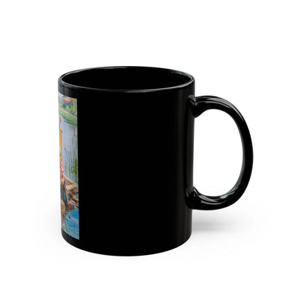 Boys on a Boat - Black Coffee Mug-Go Mug Yourself