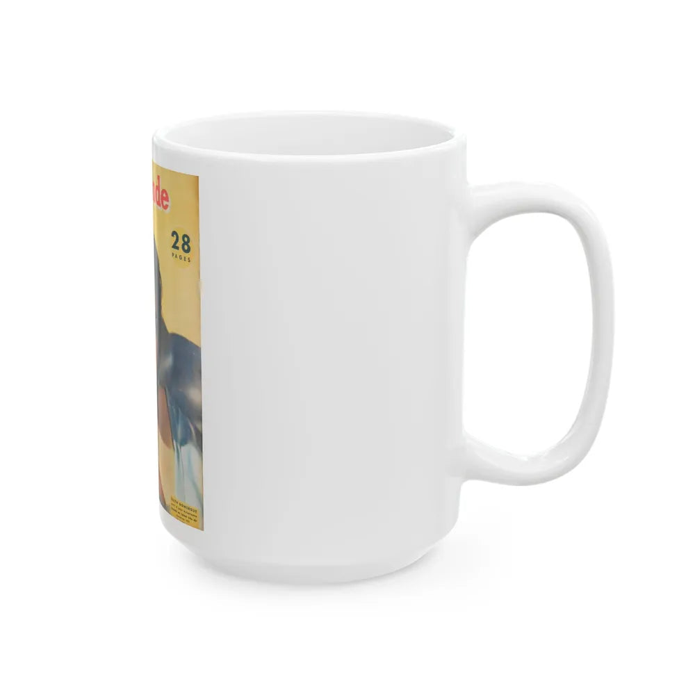 Faith Domergue #203 - Mag. Cover 2 (Vintage Female Icon) White Coffee Mug-Go Mug Yourself